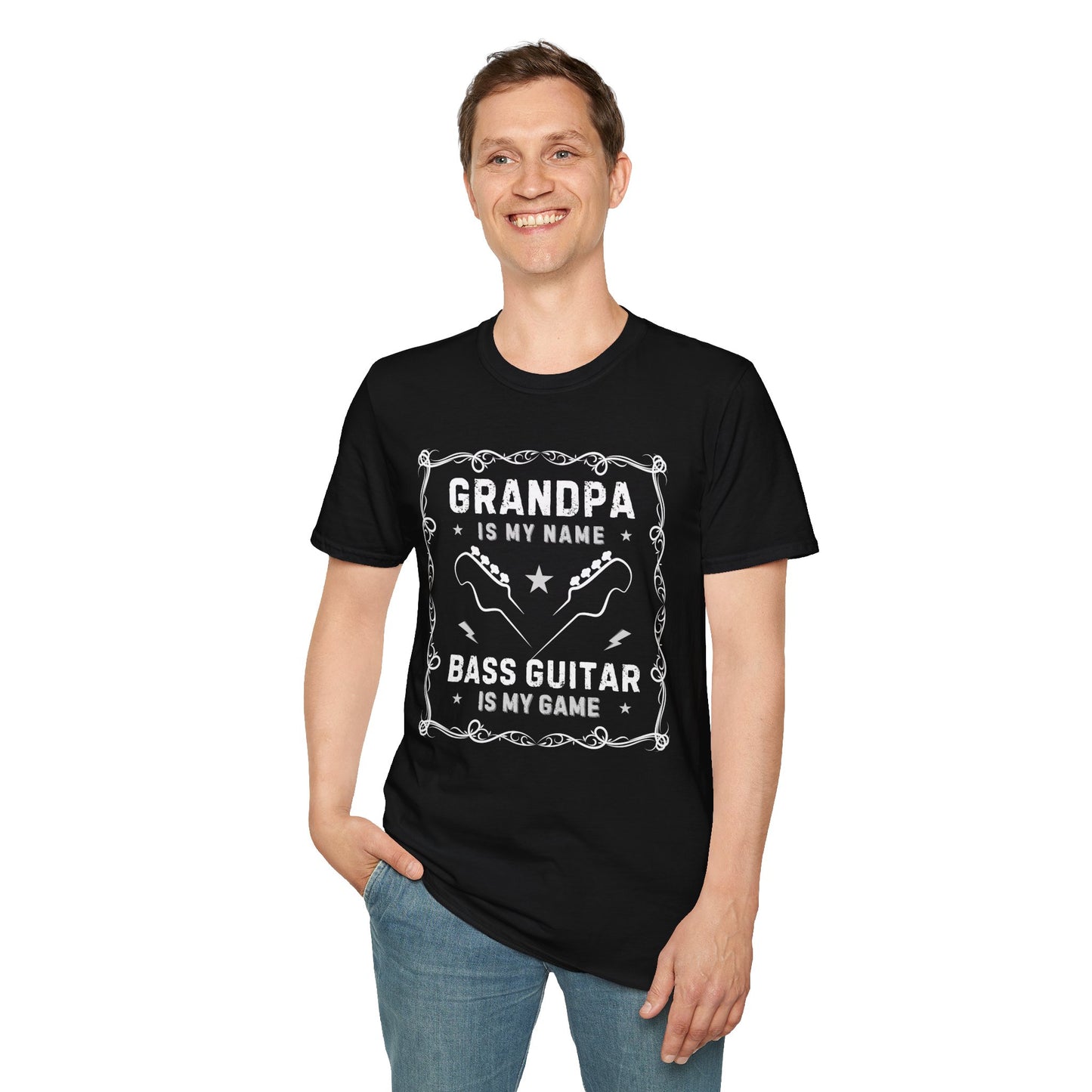 Bass Guitar Grandpa Unisex T-Shirt