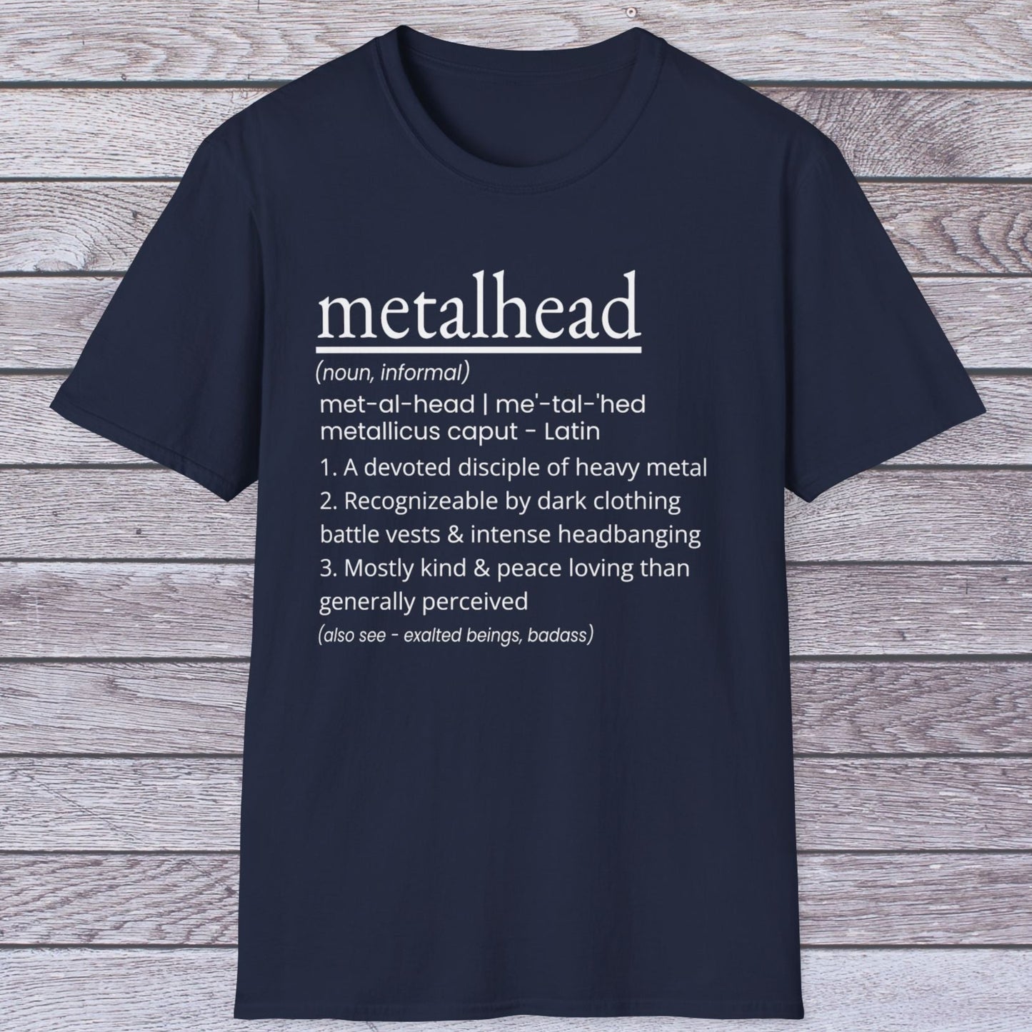 Metalhead Dictionary Definition T Shirt