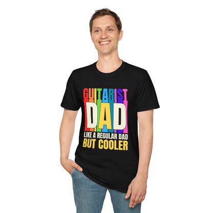 Guitar Dad T-Shirt — "Guitar Dad, Like A Regular Dad But Cooler"