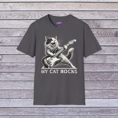 Cat Rock Unisex T-Shirt - My Cat Rocks