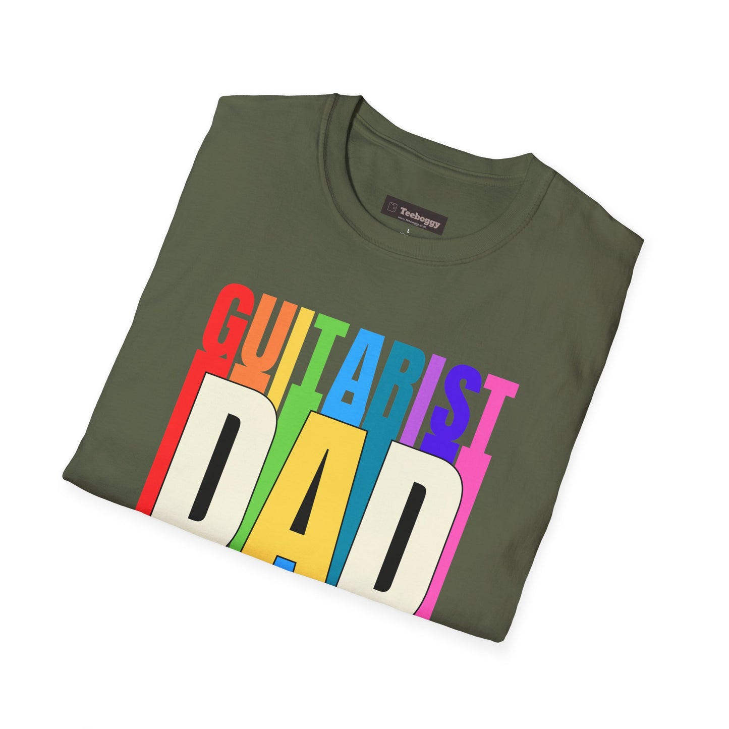 Guitar Dad T-Shirt — "Guitar Dad, Like A Regular Dad But Cooler"
