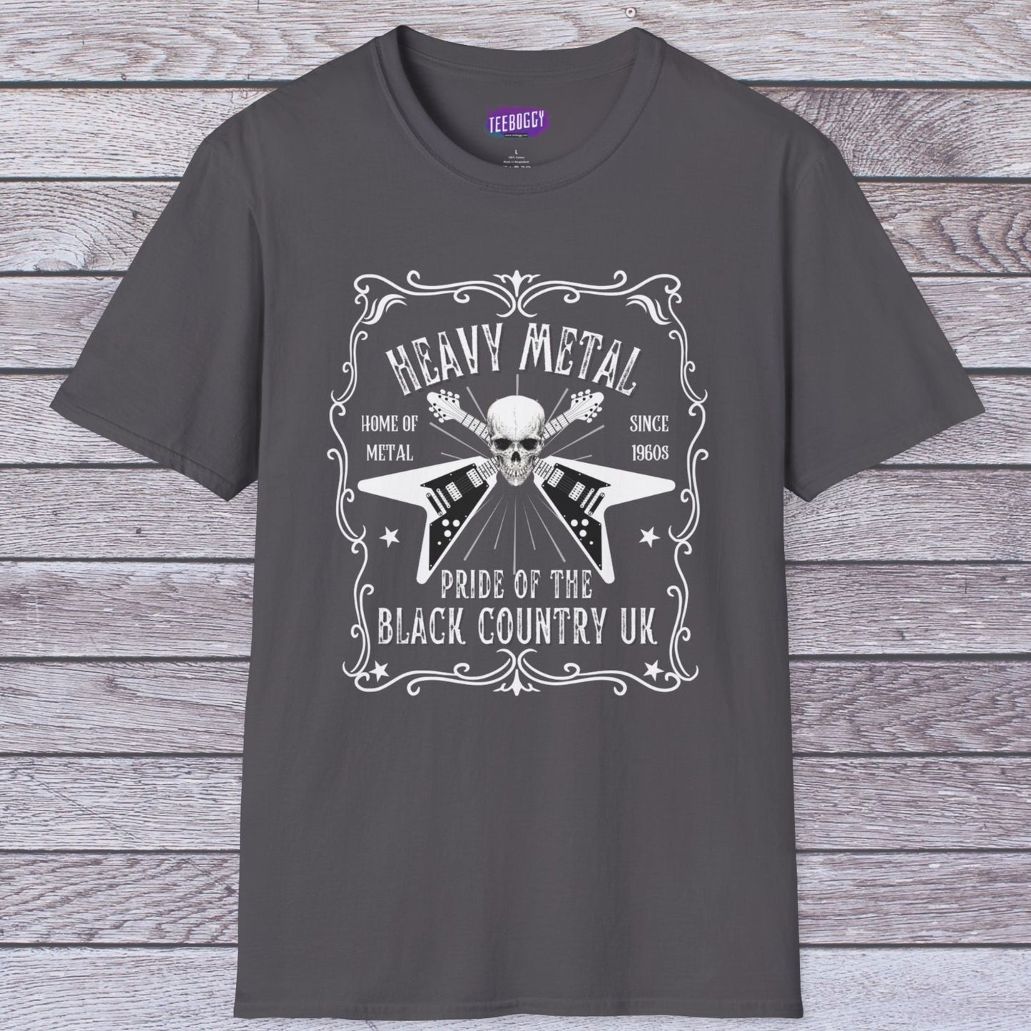 Rock Flying V Guitars Skull T-Shirt