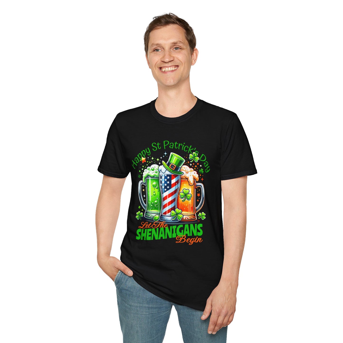 St Patrick's Day T-Shirt - Patriotic Irish American Shenanigans
