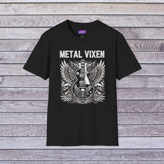 Music Lover Unisex T-Shirt for Female Rockers and Guitar Enthusiasts