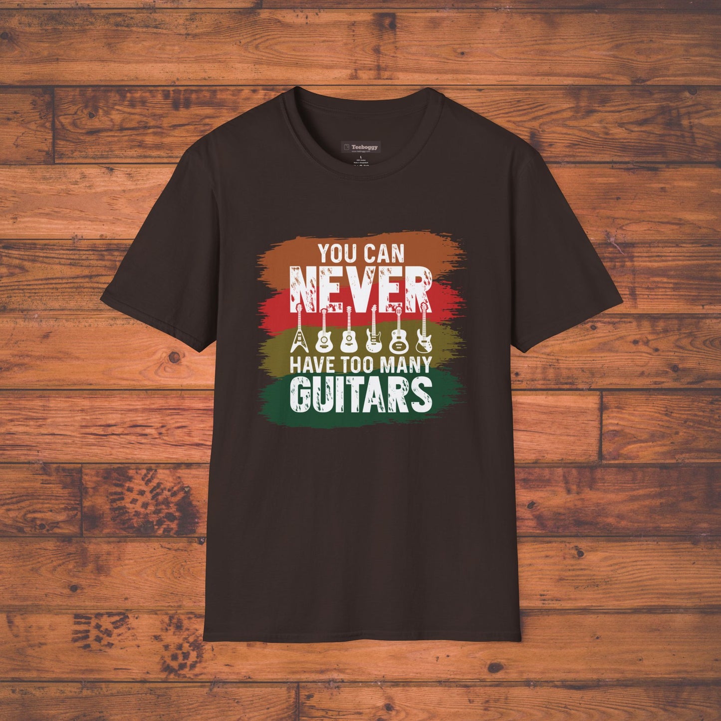 "You Can Never Have Too Many Guitars" T-Shirt