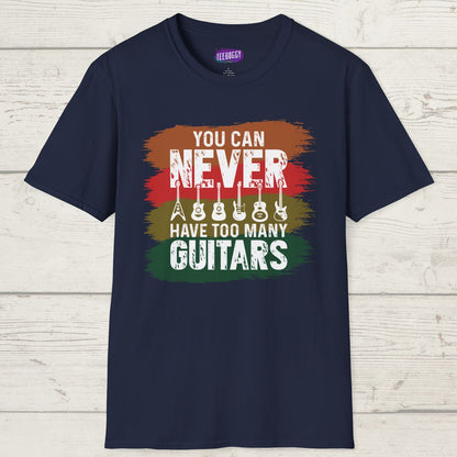 Guitar Statement T-Shirt - Grunge Colorful Slogan
