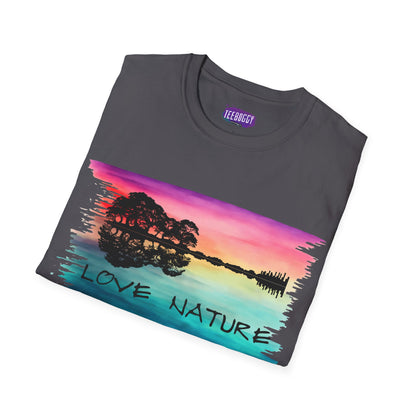 Love Nature Guitar T-Shirt