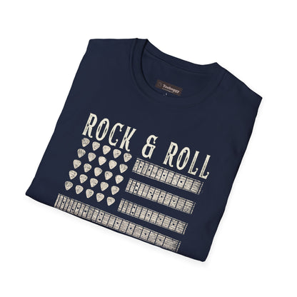 Rock & Roll USA Greatness T-Shirt — USA Flag Design