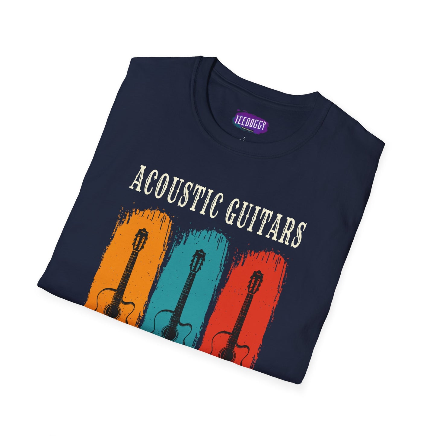 Funny Acoustic Guitars T-Shirt - Not Just For Oldies