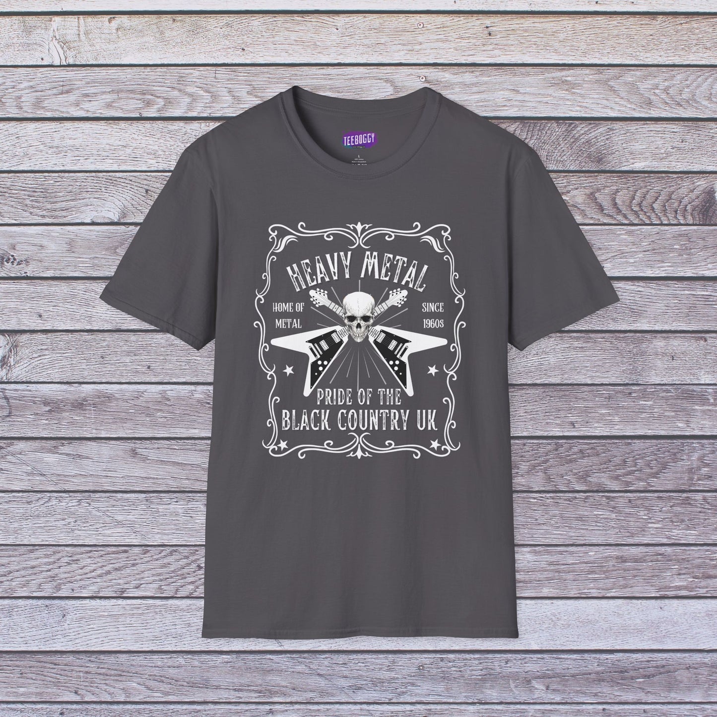 Rock Flying V Guitars Skull T-Shirt