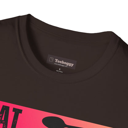 Eat Sleep Guitar Repeat, T-Shirt — Guitarist Day Planner Tee