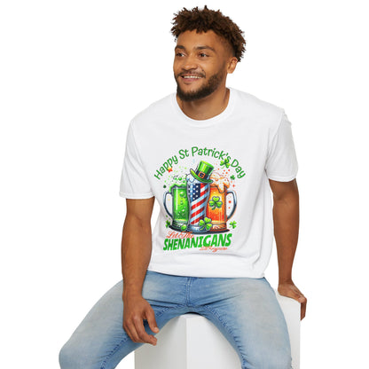 St Patrick's Day T-Shirt - Patriotic Irish American Shenanigans