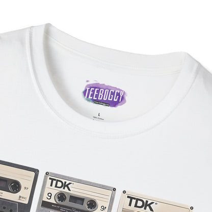 Cassette Tape T-Shirt - Retro Music Lover Nostalgia