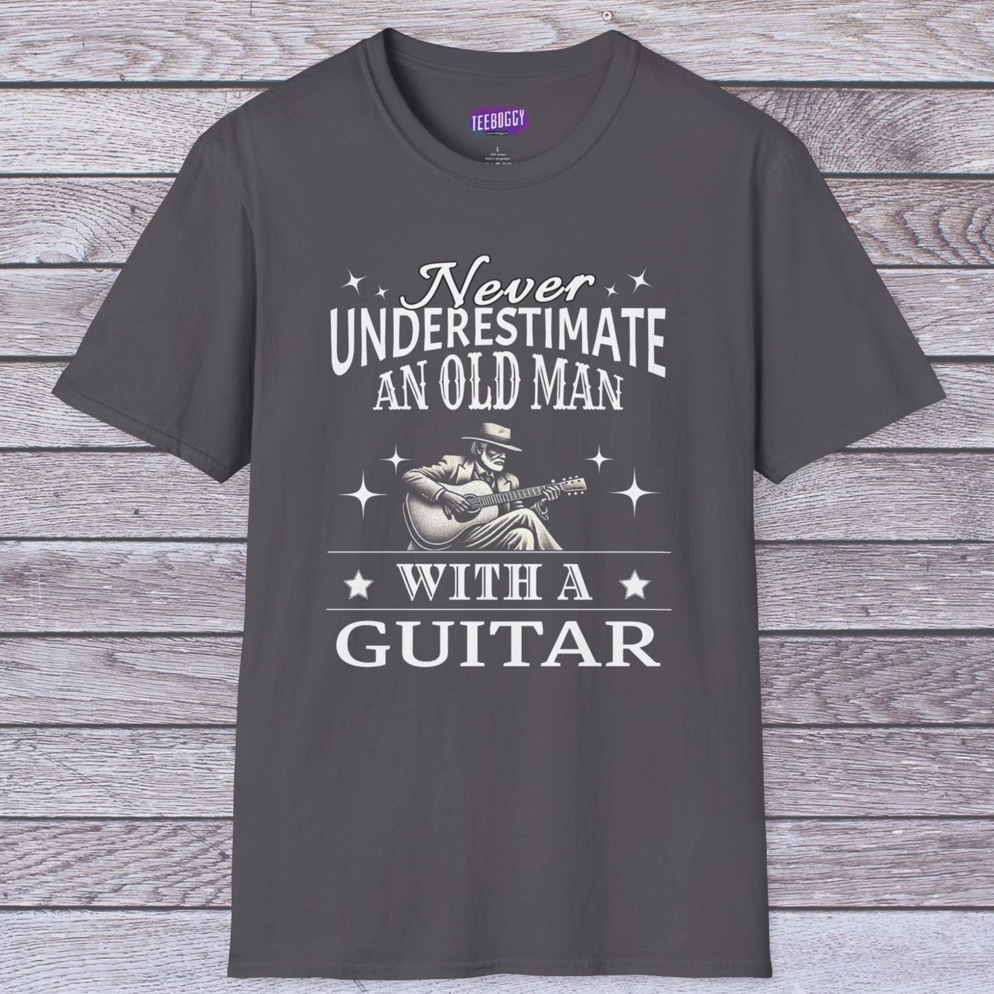 Old Man Guitarist T-Shirt