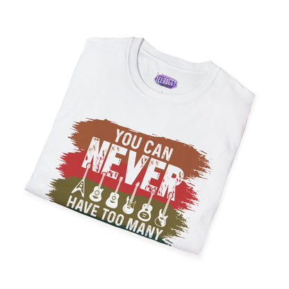 Guitar Statement T-Shirt - Grunge Colorful Slogan