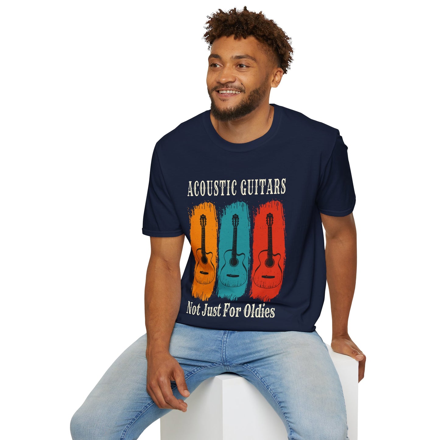 Fun Acoustic Guitars T-Shirt - Not Just For Oldies