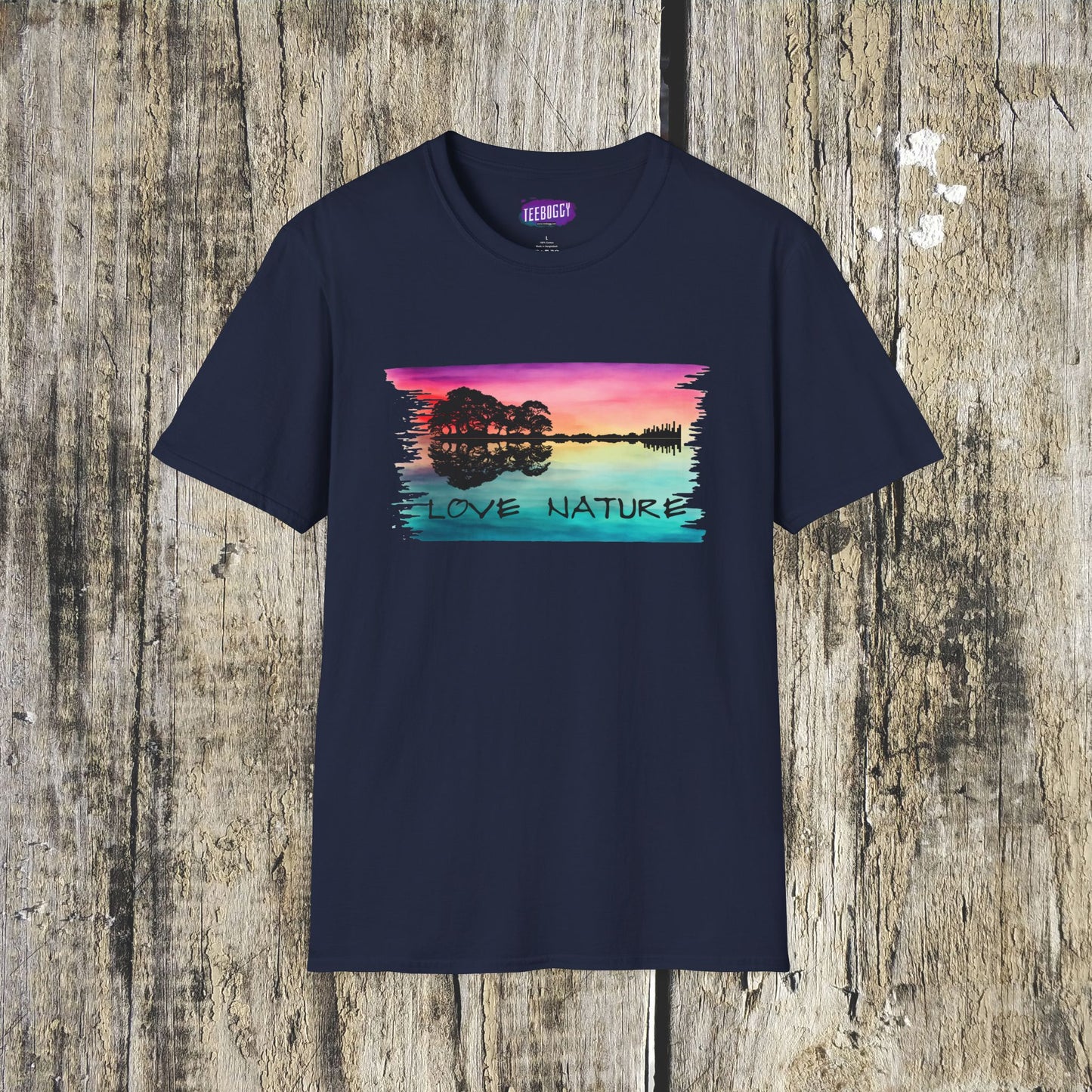 Love Nature Guitar T-Shirt