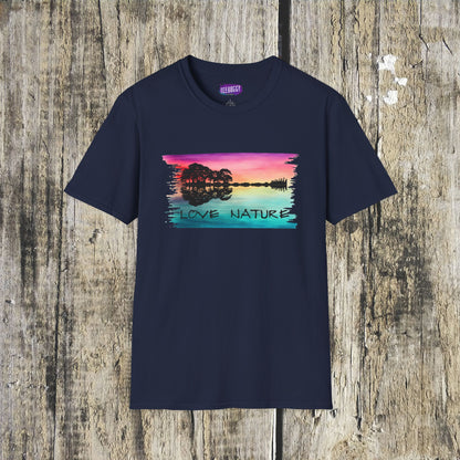 Love Nature Guitar T-Shirt