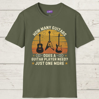 Guitarist Statement T-Shirt - Just One More Guitar