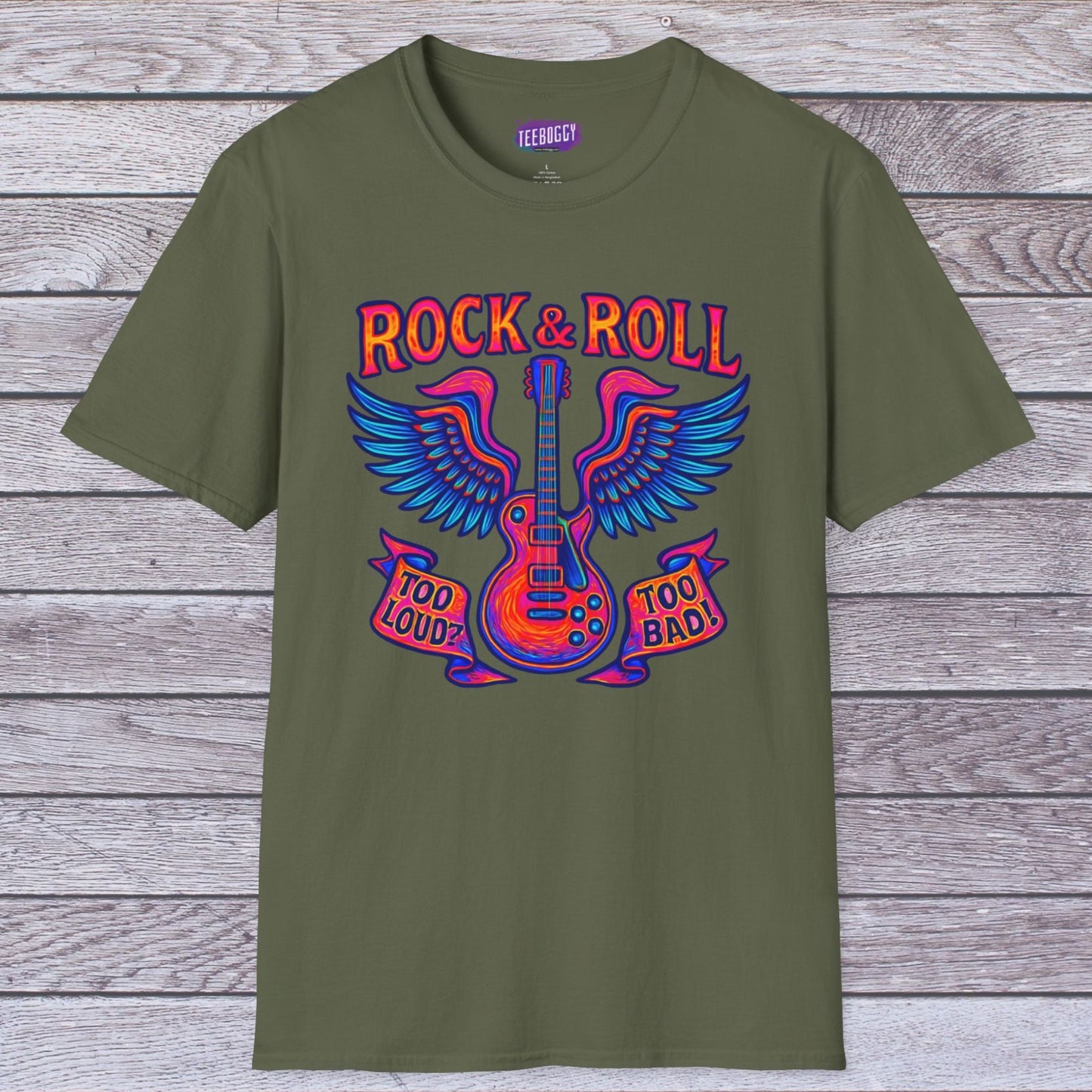 Rock & Roll Guitar T-Shirt