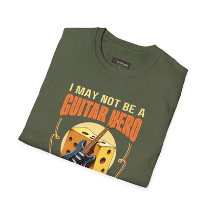 I May Not Be A Guitar Hero, But I Can Shred Cheese Like A Pro, T-Shirt