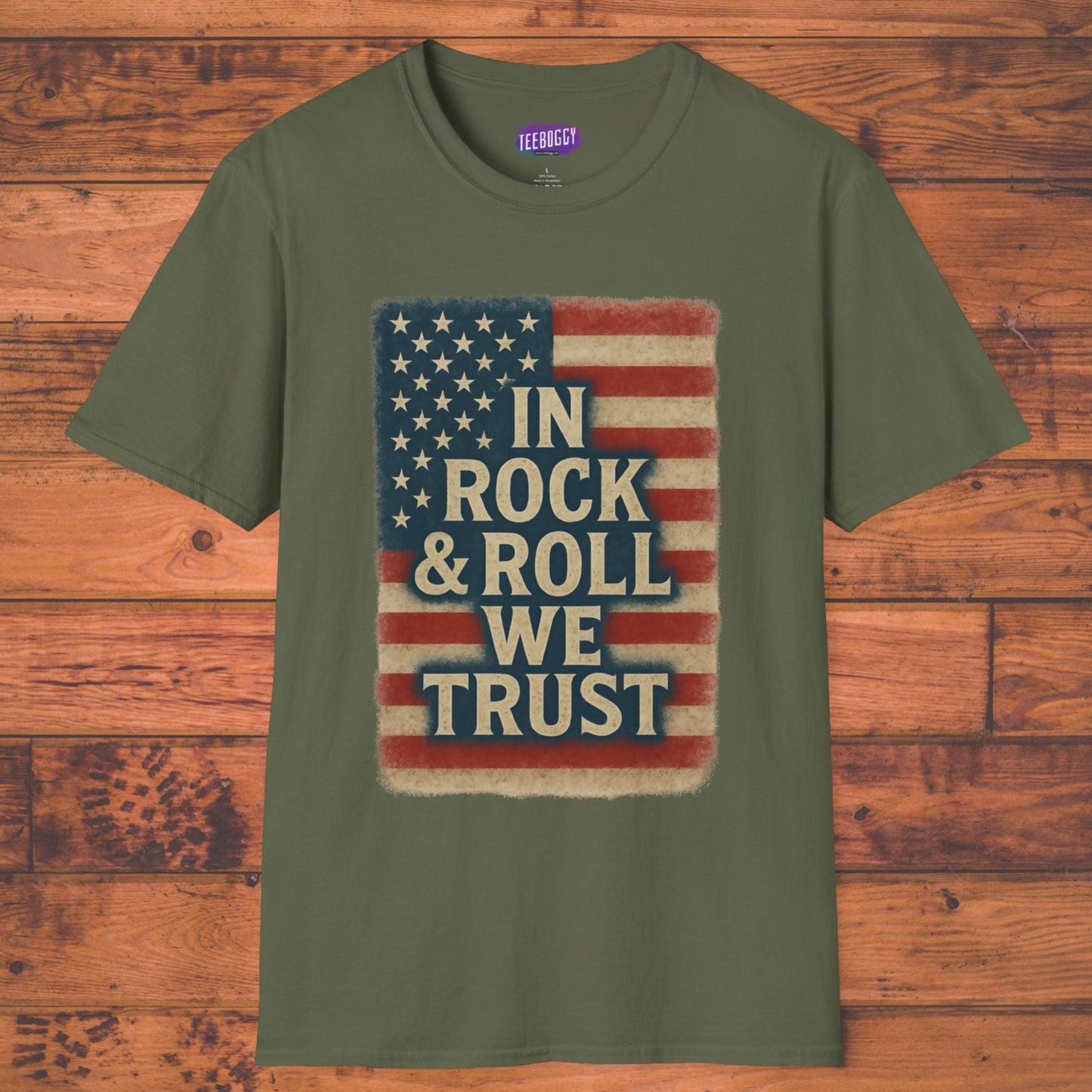 Patriotic Rock 'n' Roll Tee