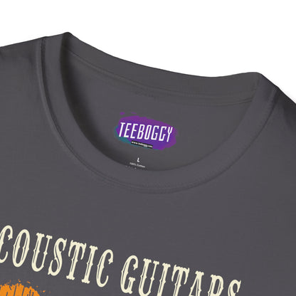 Funny Acoustic Guitars T-Shirt - Not Just For Oldies