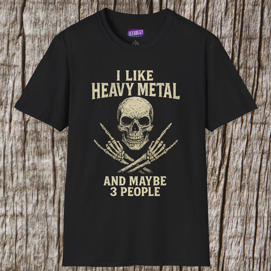 Heavy Metal Skull Unisex T-Shirt