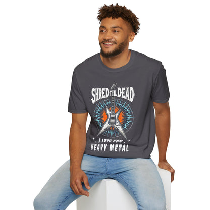 Electric Guitar Shred Till Dead, Unisex T-Shirt