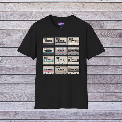 Cassette Tape T-Shirt - Retro Music Lover Nostalgia