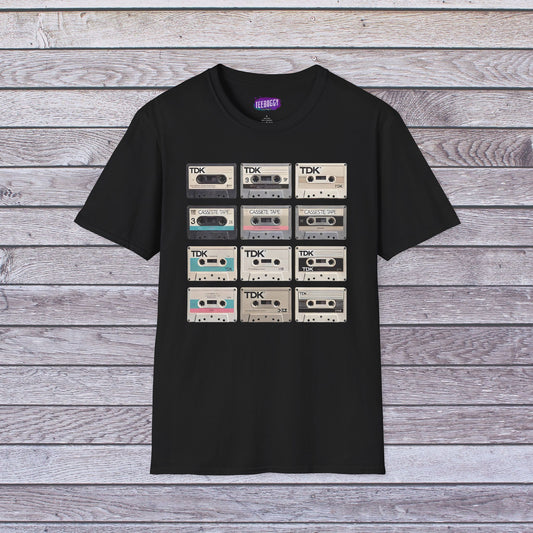 Cassette Tape T-Shirt - Retro Music Lover Nostalgia