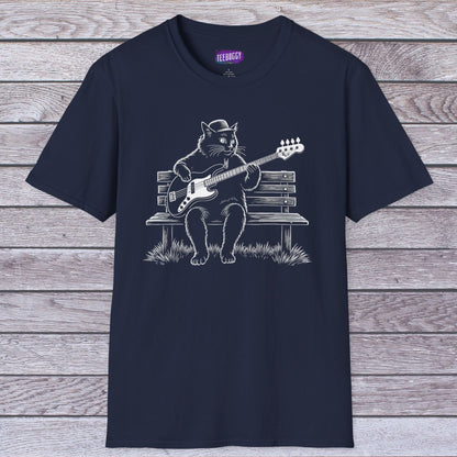 Cat Bass Guitar T-Shirt