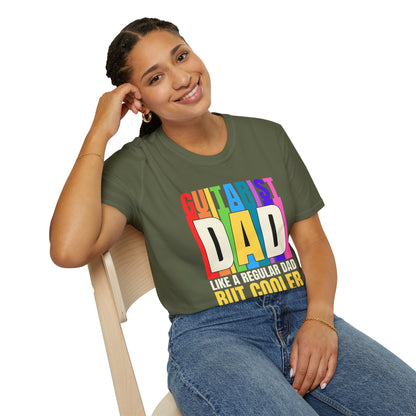 Guitar Dad T-Shirt — "Guitar Dad, Like A Regular Dad But Cooler"