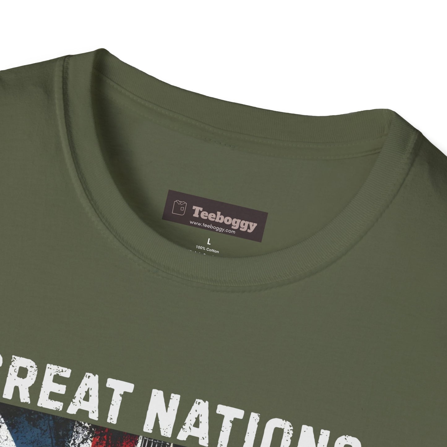 Great Nations Make Great Rock and Roll T-Shirt — USA & UK Flag Rock Tee