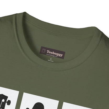 Guitar Headstocks Tee — "My Needs Are Simple!"