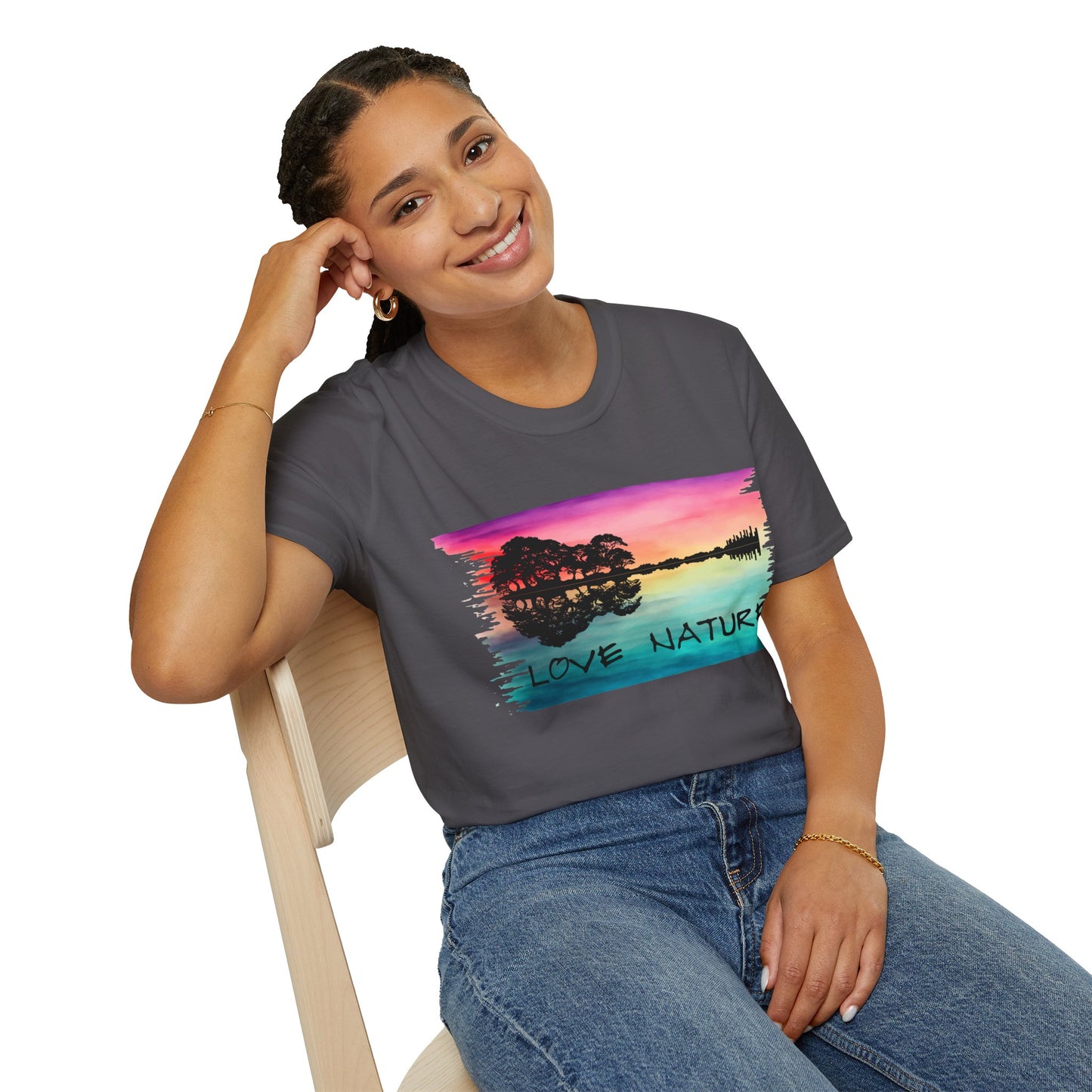 Love Nature Guitar T-Shirt