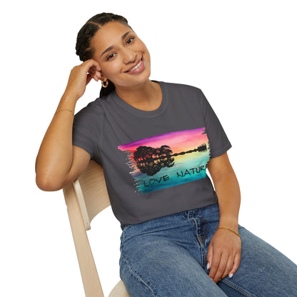 Love Nature Guitar T-Shirt