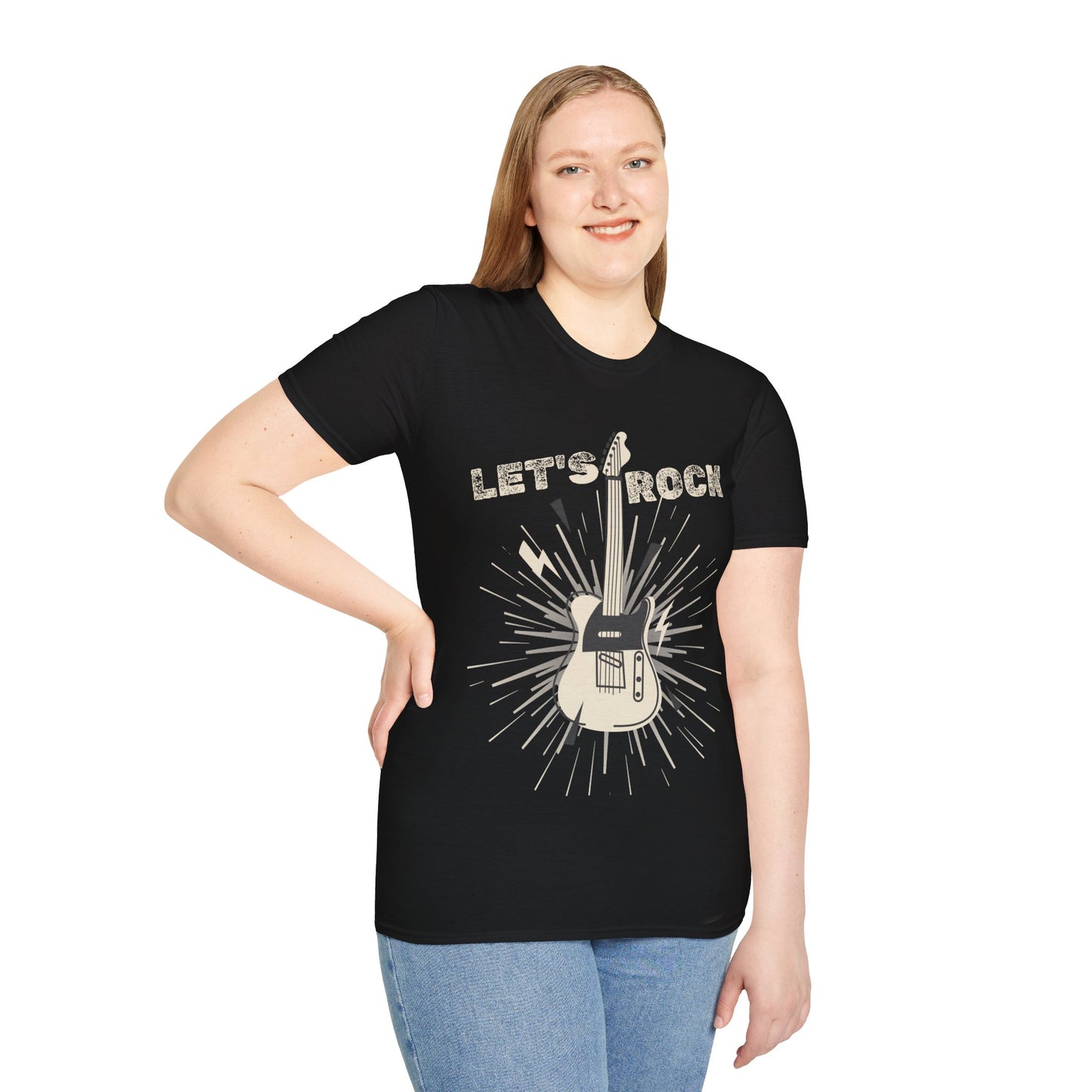 Guitarist T-Shirt - Lets Rock, Music Lover