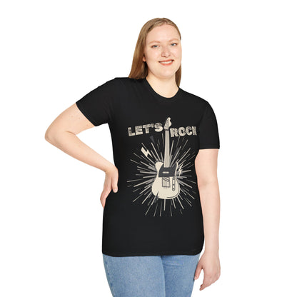 Guitarist T-Shirt - Lets Rock, Music Lover