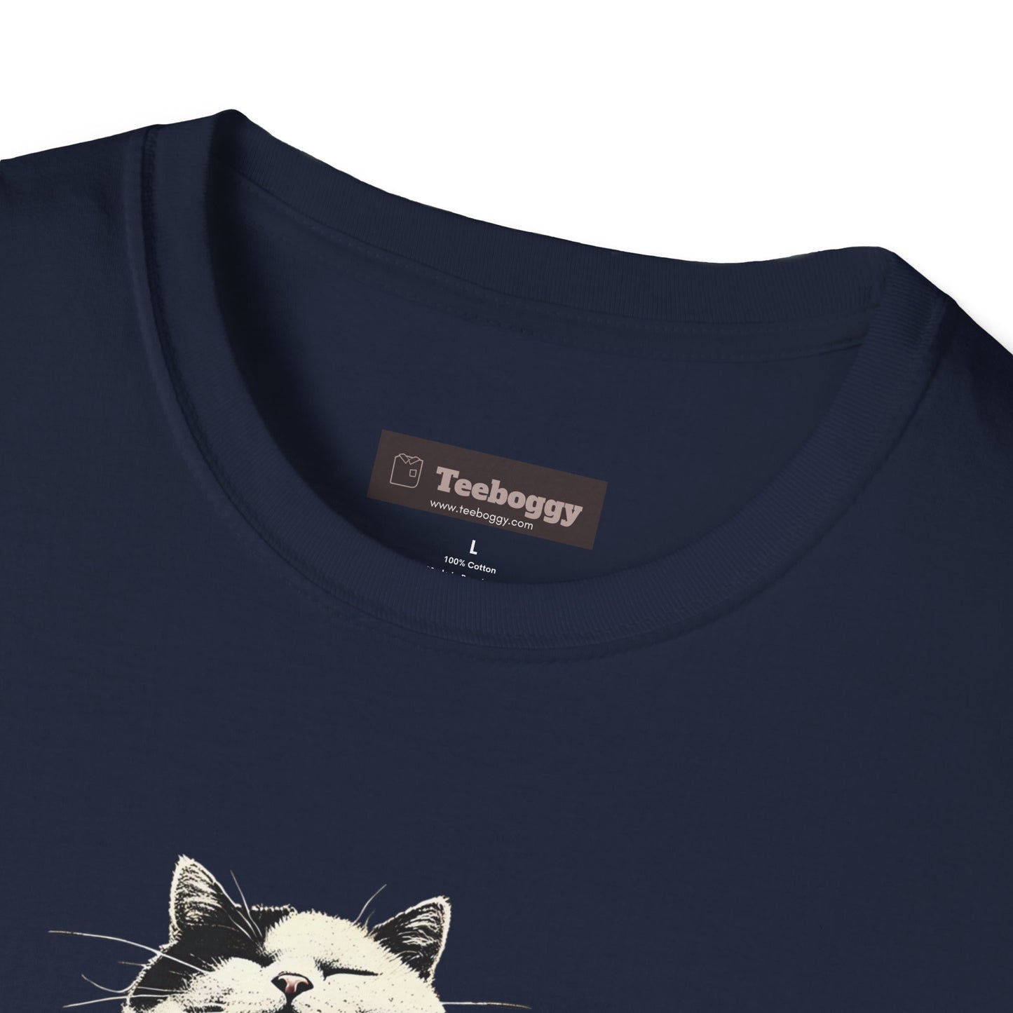 Funny Rocker Fat Cat T-Shirt – “Heavy Man… Just Heavy!”