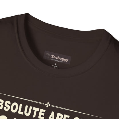 Rocker Chimp T-Shirt — "Absolute Ape, Over Rock and Roll"