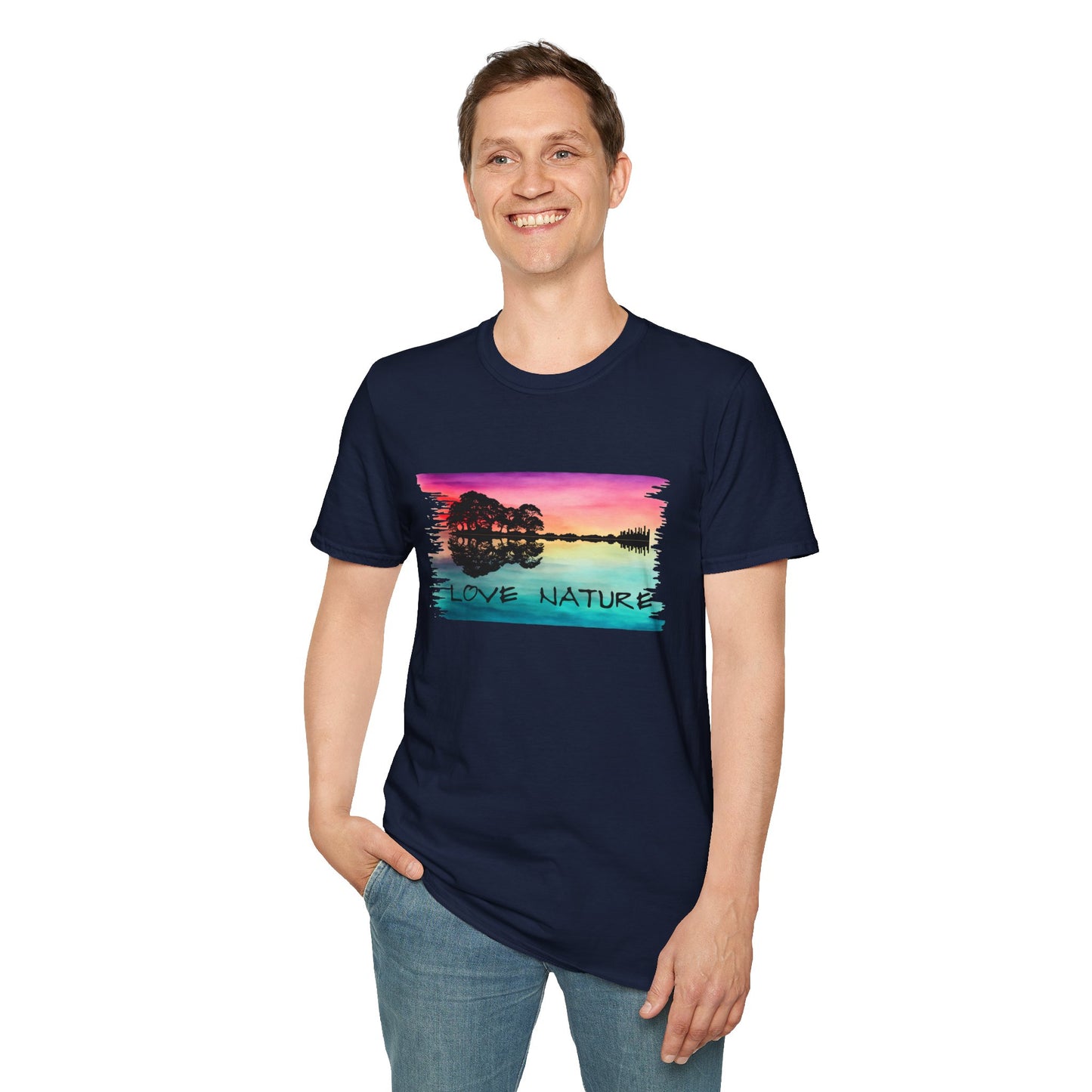 Love Nature Guitar T-Shirt