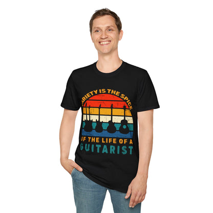 Guitarist Graphic Tee - Variety is the Spice of Life Unisex Softstyle T-Shirt