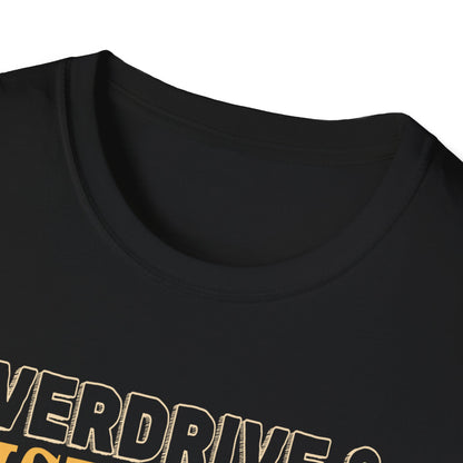 Guitar Pedals T-Shirt — "Overdrive and Distortion, Guitar Heaven"