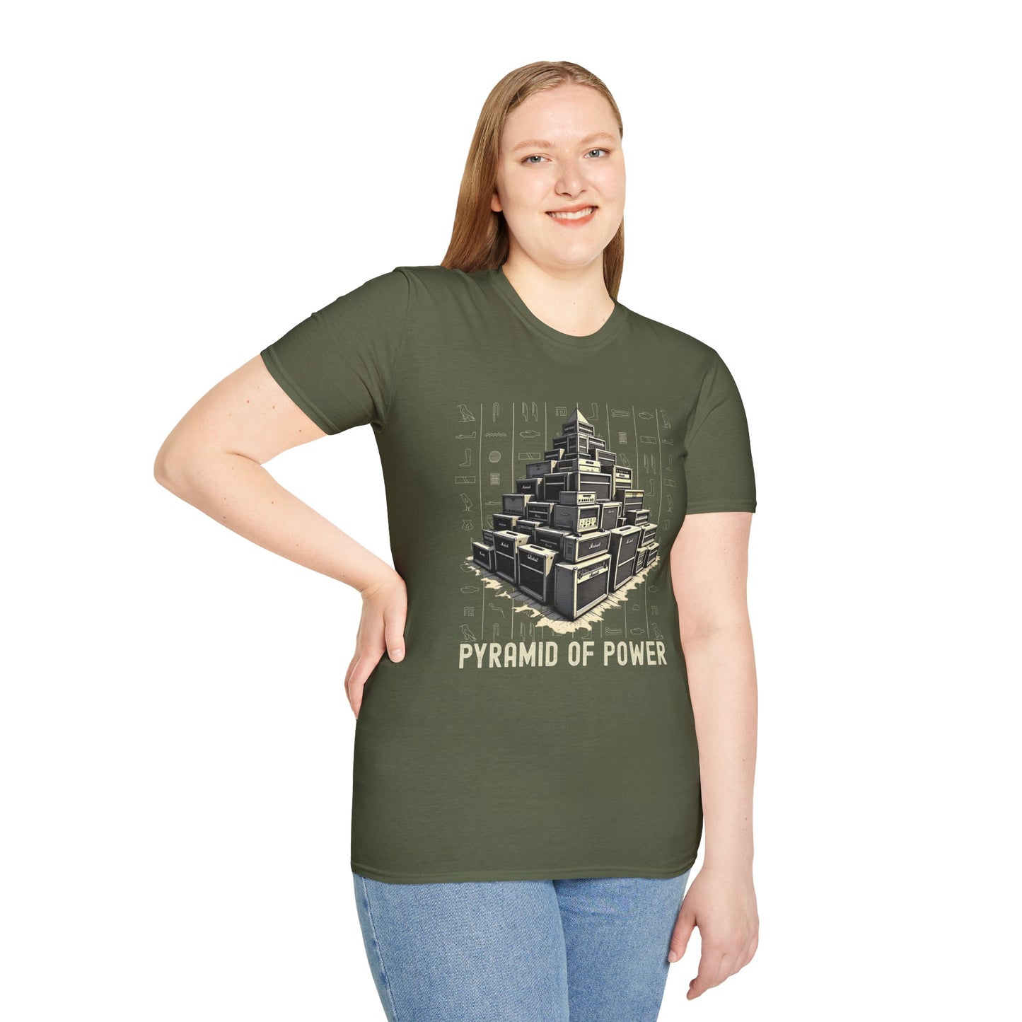 Pyramid of Power - Guitar Amp Pyramid T-Shirt