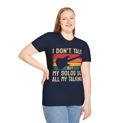 Guitar Solos Do My Talking, Softstyle T-Shirt