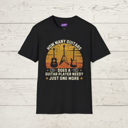 Guitarist Statement T-Shirt - Just One More Guitar
