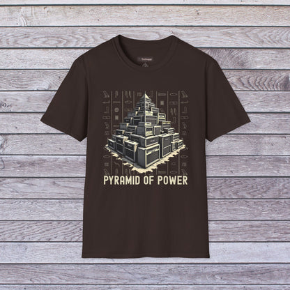 Pyramid of Power - Guitar Amp Pyramid T-Shirt