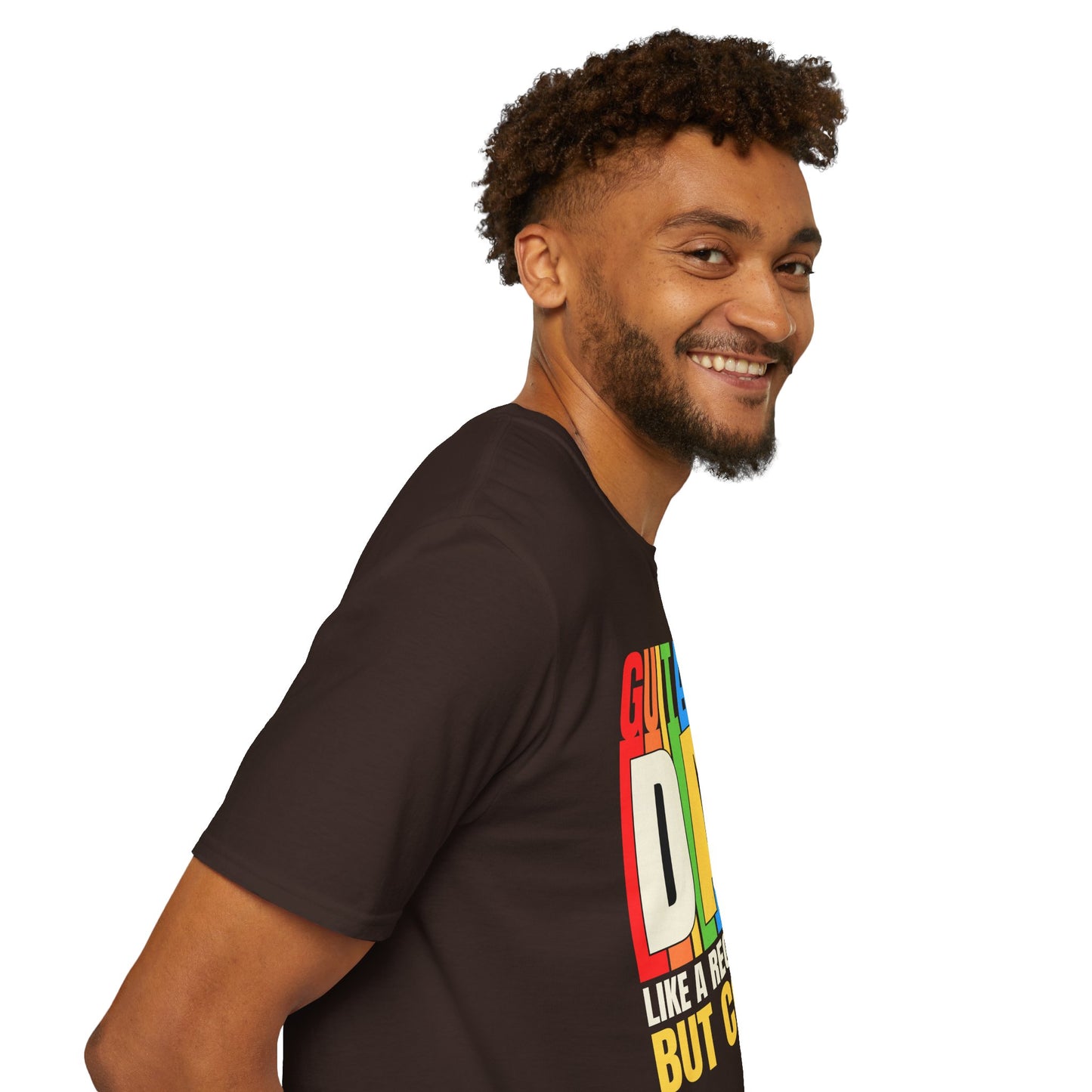 Guitar Dad T-Shirt — "Guitar Dad, Like A Regular Dad But Cooler"