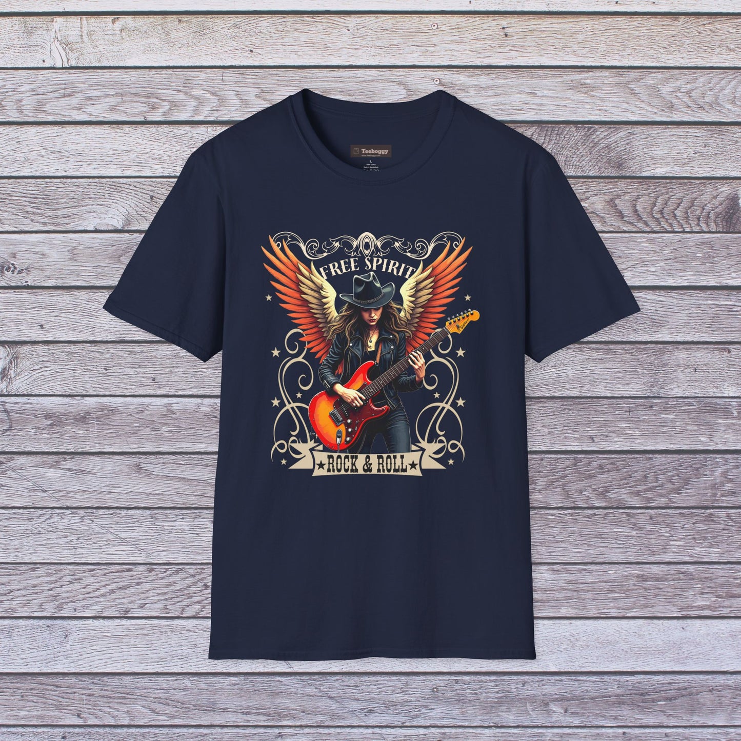 Free Spirit, Rock & Roll, T-Shirt